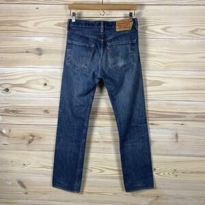 Levi's 501 Vintage Mens Tag 30x34 Dark Wash Bootcut Button Fly Actual 29x31